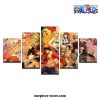 2021 style 5 pieces one piece team canvas wall art 373 - One Piece AU Shop