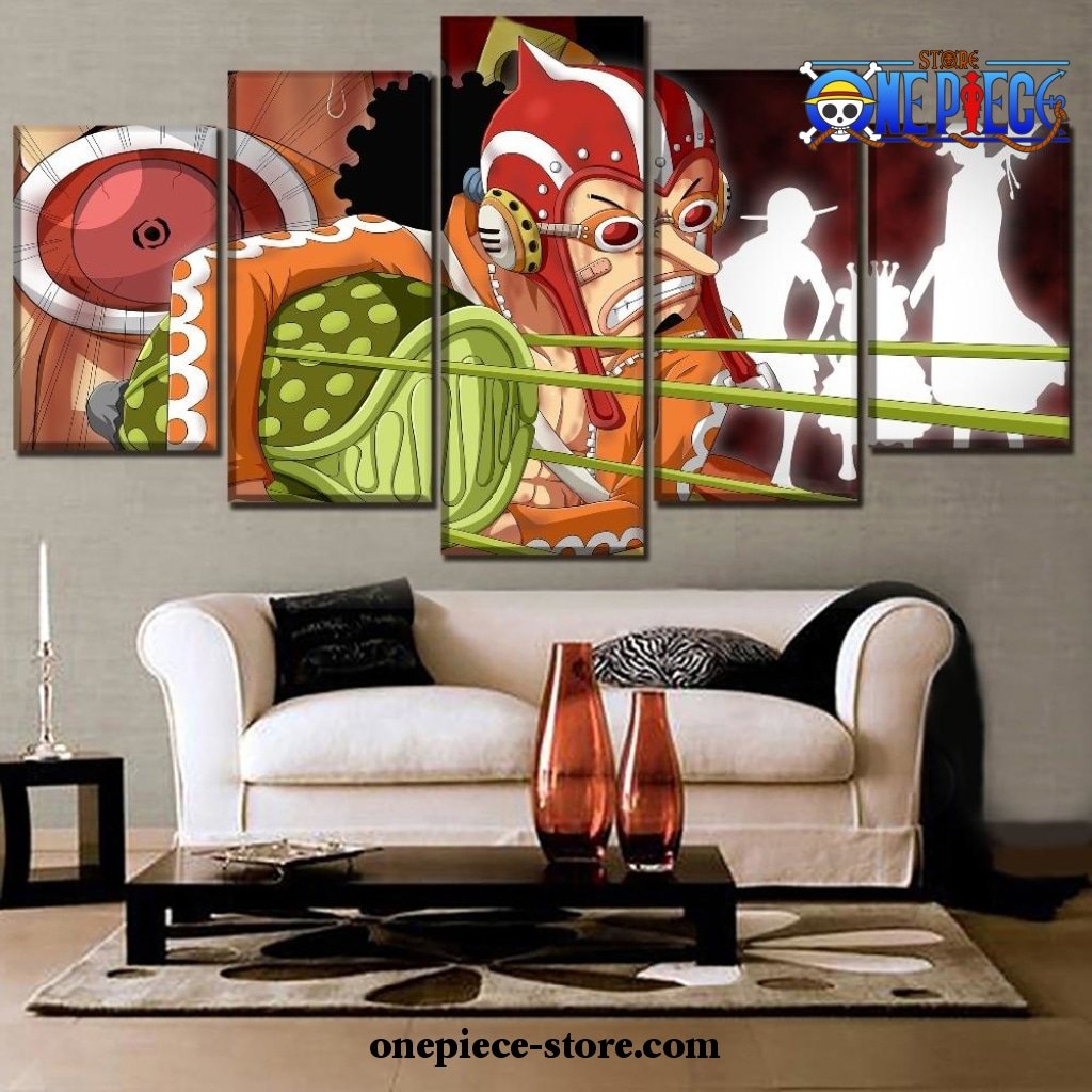5 pieces funny usopp one piece canvas wall art 380 - One Piece AU Store