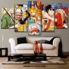 5 pieces one piece main characters canvas wall art 669 - One Piece AU Shop