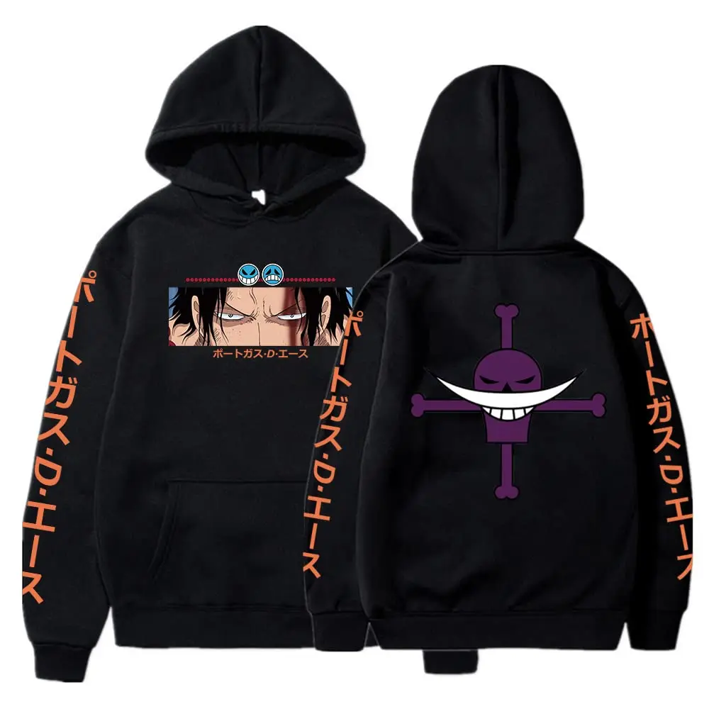 Anime Hoodie D Ace Portgas Sweatshirts Cozy Tops Sudadera Felpa Moletom - One Piece AU Store