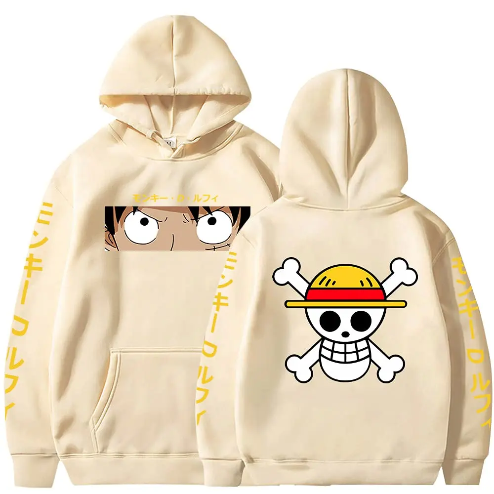Anime Hoodie Luffy D Monkey Sweatshirts Cozy Tops Sudadera Felpa Moletom 3 - One Piece AU Store