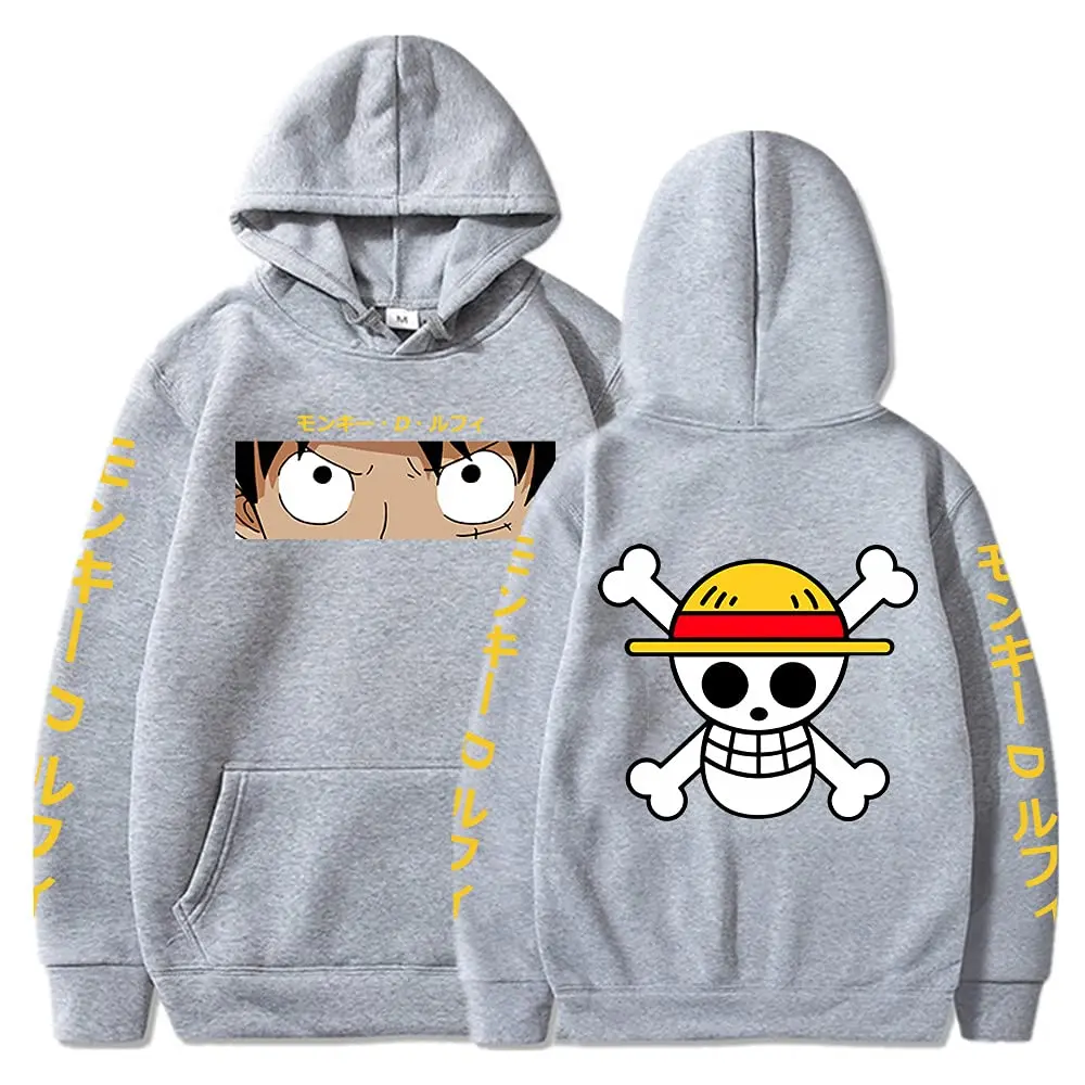 Anime Hoodie Luffy D Monkey Sweatshirts Cozy Tops Sudadera Felpa Moletom 4 - One Piece AU Store