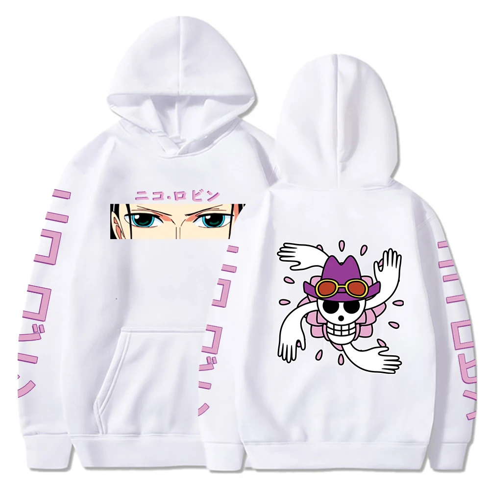 Anime Hoodie Robin Nico Sweatshirts Cozy Tops Sudadera Felpa Moletom 1 - One Piece AU Shop