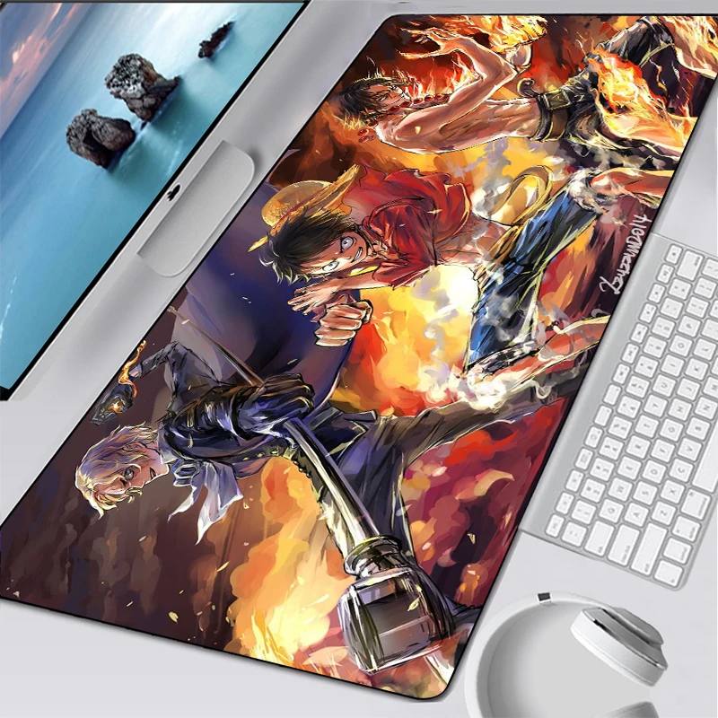 Anime One Piece Gaming Mouse Pads Mouse Pad Gamer Carpet Notbook Computer Mousepad Gamer Keyboard Mouse 13 - One Piece AU Store