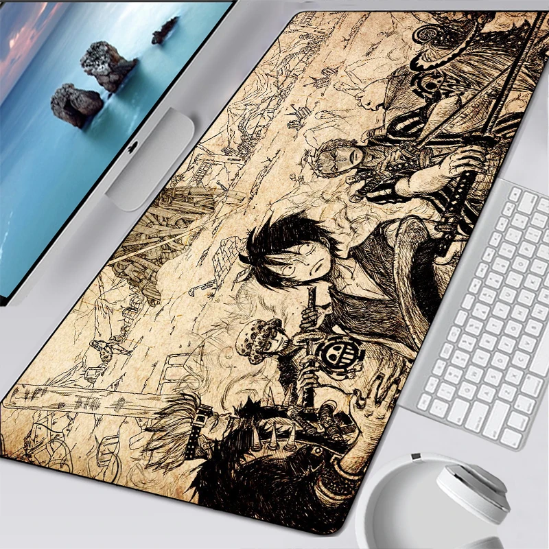 Anime One Piece Gaming Mouse Pads Mouse Pad Gamer Carpet Notbook Computer Mousepad Gamer Keyboard Mouse 15 - One Piece AU Store