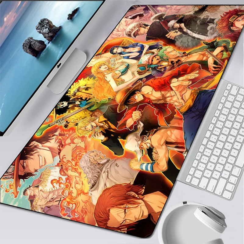 Anime One Piece Gaming Mouse Pads Mouse Pad Gamer Carpet Notbook Computer Mousepad Gamer Keyboard Mouse 7 - One Piece AU Store
