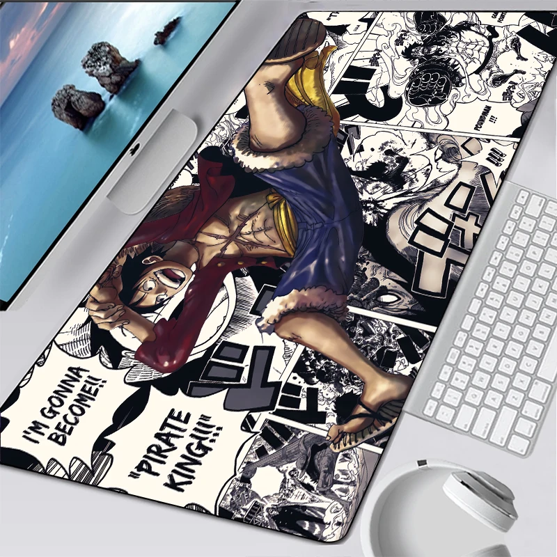 Anime One Piece Gaming Mouse Pads Mouse Pad Gamer Carpet Notbook Computer Mousepad Gamer Keyboard Mouse - One Piece AU Store