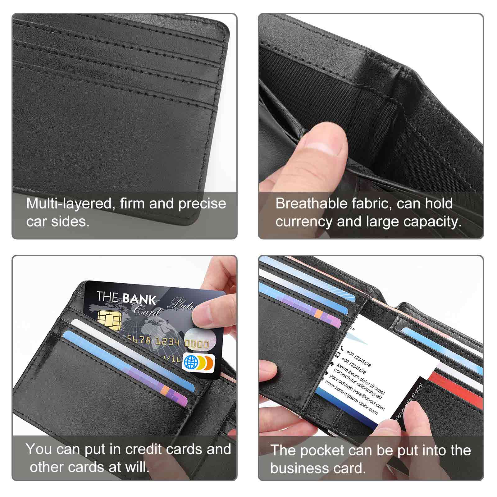 Hats White Fashion Credit Card Wallet Leather Wallets Personalized Wallets For Men And Women Pirate Hats 4 - One Piece AU Shop