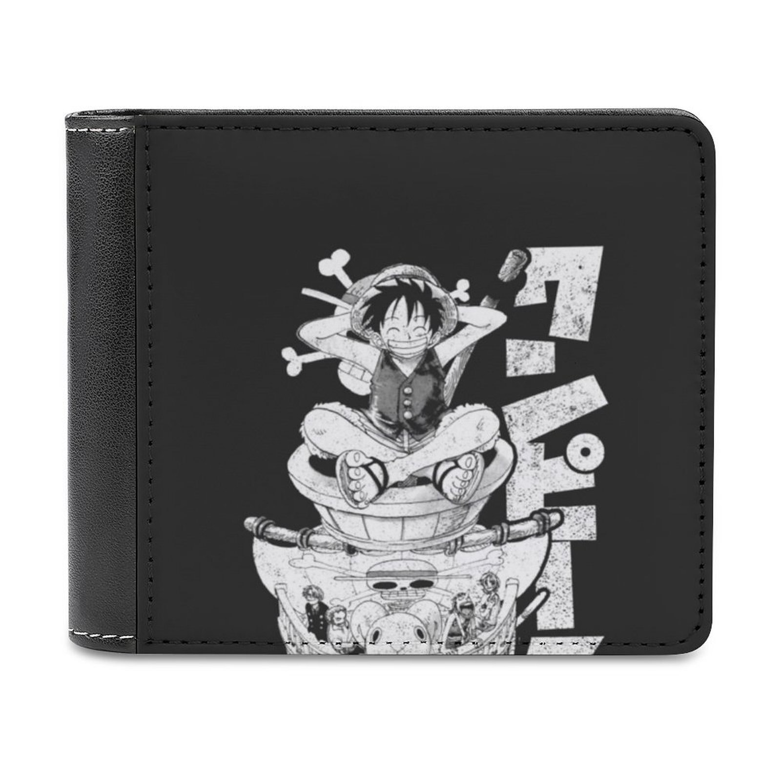 Hats White Fashion Credit Card Wallet Leather Wallets Personalized Wallets For Men And Women Pirate Hats - One Piece AU Shop