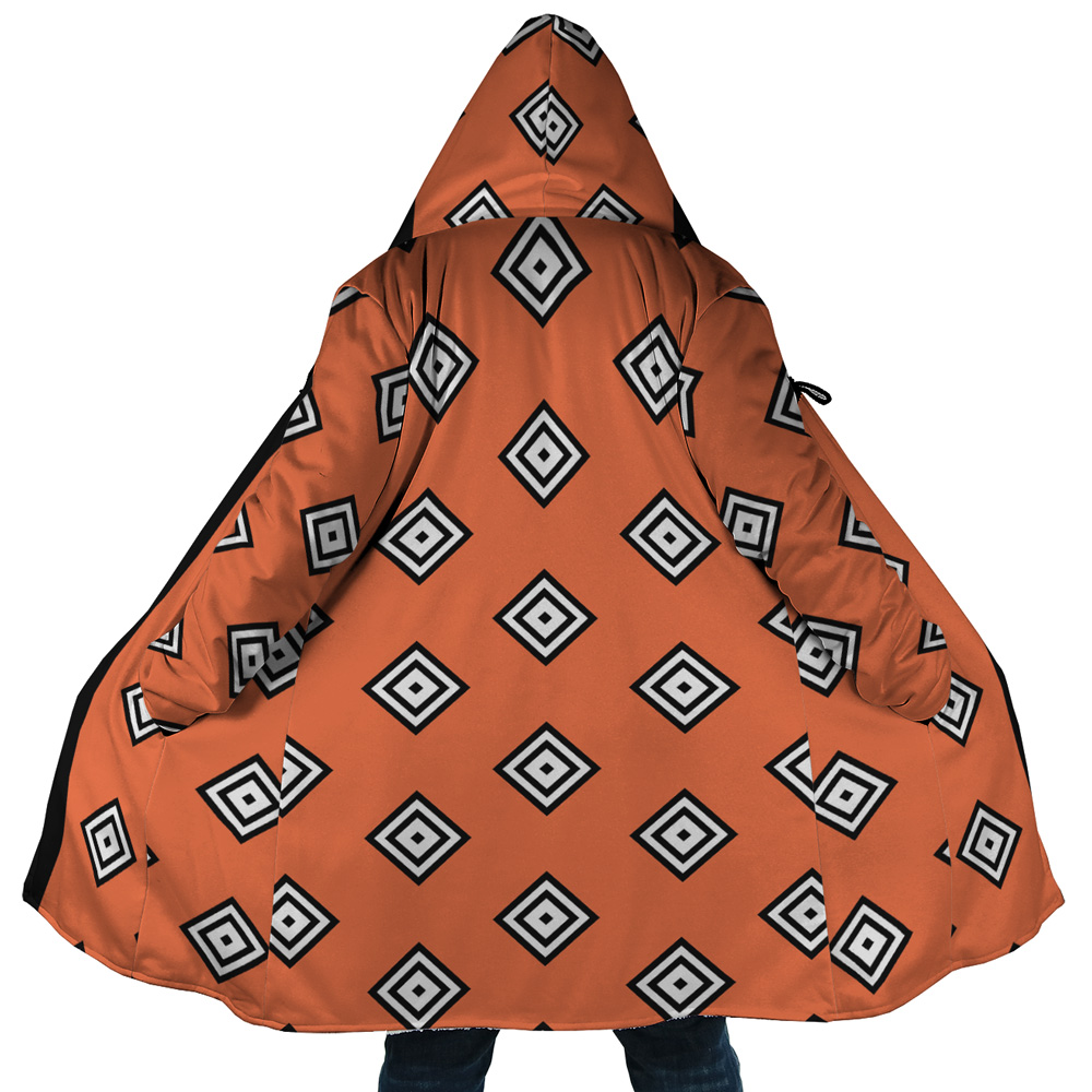 Jinbe Wano Country Arc OP AOP Hooded Cloak Coat MAIN Mockup - One Piece AU Store