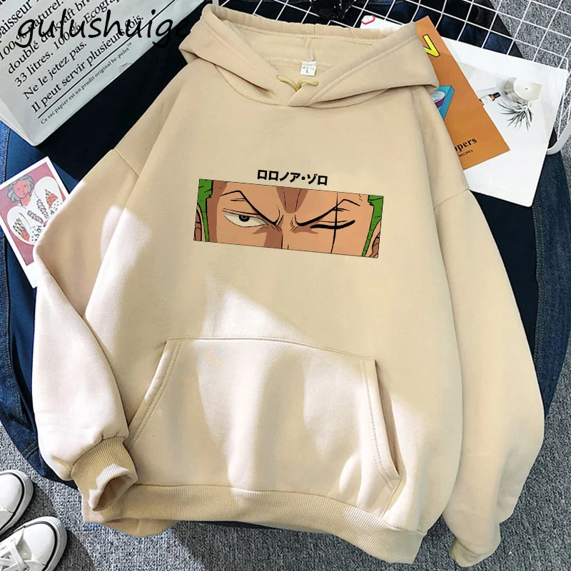 Manga One Piece Gear 5 Hoodie Roronoa Zoro Women Funny Cartoon Luffy Sweatshirts Ullzang Japanese Anime 12 - One Piece AU Store