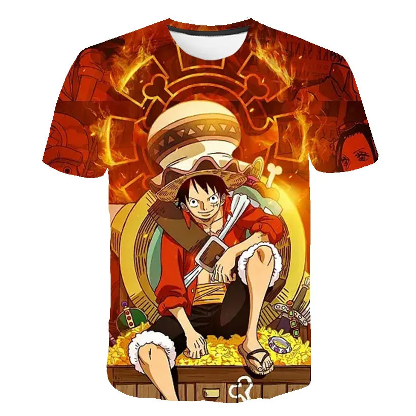 New Anime One Piece Luffy Fashion Kids Boy Girl Children T Shirt 3D Casual Summer Men 15 - One Piece AU Store