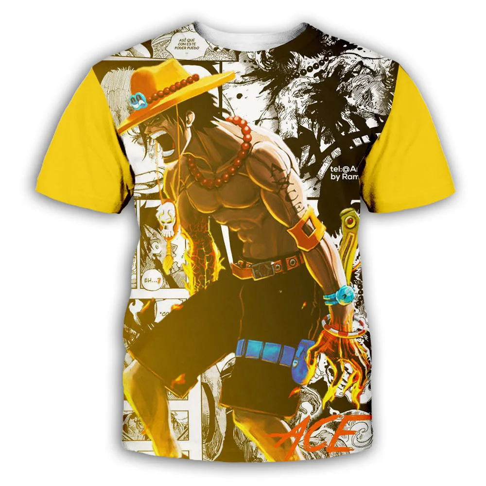 New Anime One Piece Luffy Fashion Kids Boy Girl Children T Shirt 3D Casual Summer Men 2 - One Piece AU Store