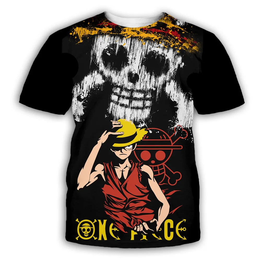 New Anime One Piece Luffy Fashion Kids Boy Girl Children T Shirt 3D Casual Summer Men 5 - One Piece AU Store