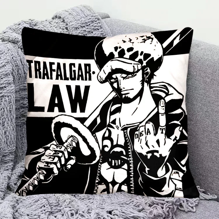 New Cartoon Cushion One Piece Luffy Zoro Nami Usopp Chopper Robin Peripheral Anime Fashion Children Couple 6 - One Piece AU Store