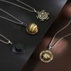 New anime One Piece Luffy necklace men and women straw hat Ace around metal pendant Luo 2 - One Piece AU Shop