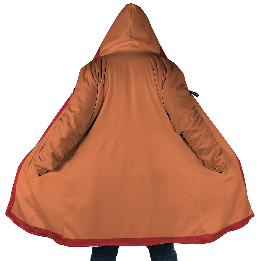 Oden Kozuki One Piece AOP Hooded Cloak Coat MAIN Mockup - One Piece AU Store