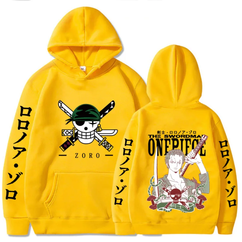 One Piece Anime Hoodie Print Pullover Tops Loose Casual Fashion Uniex Pullover Sweatshirt Dropship Clothing Man 3 - One Piece AU Store
