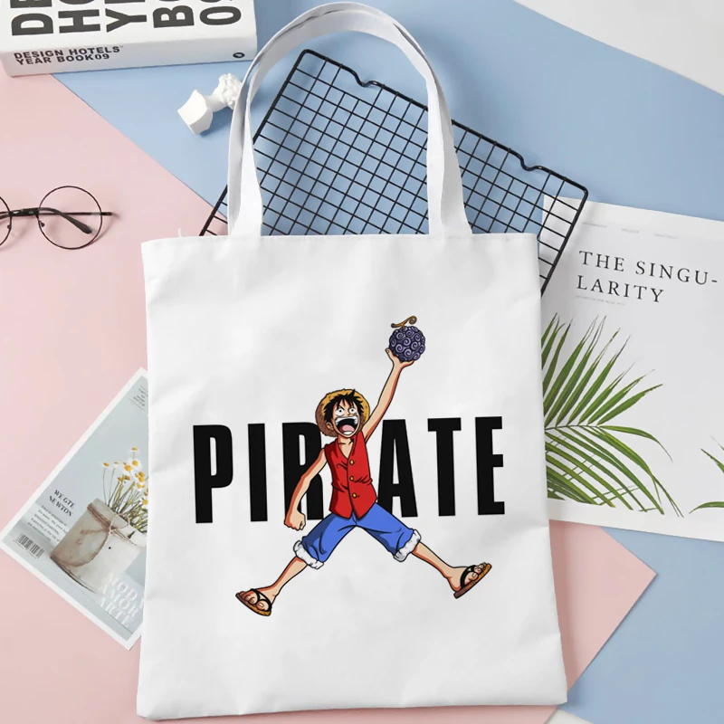 One Piece shopping bag shopper bolsas de tela reusable bolso jute bag bag shoping bolsas reutilizables 2 - One Piece AU Shop