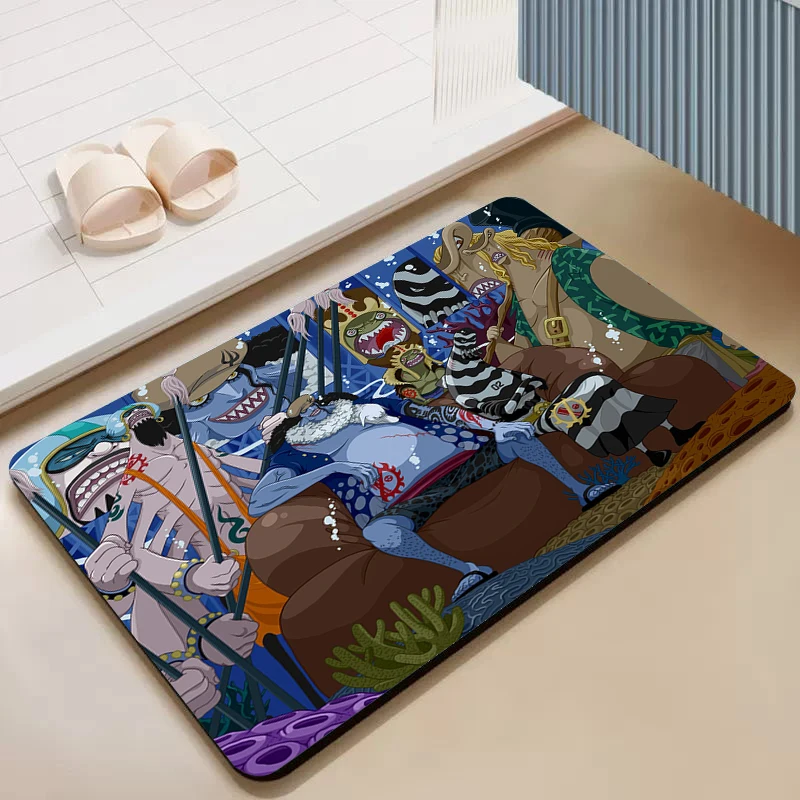 One Pieces Diatom Ooze Kitchen and Home Items Door Mat Welcome Deal Custom Rugs Entrance Carpet 11 - One Piece AU Store