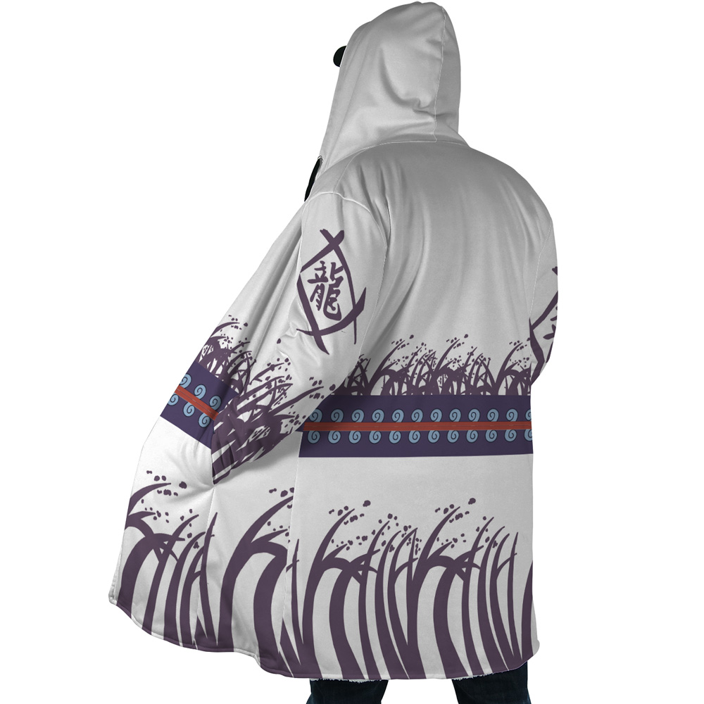 Shimotsuki Ryuma One Piece AOP Hooded Cloak Coat SIDE Mockup - One Piece AU Store