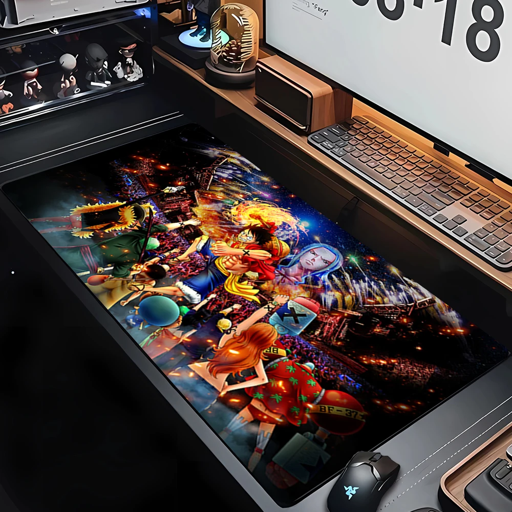 Speed XXL Rubber 900x400 Cartoon Big Motbook Computer PC Mousepad O One Piece Gaming Mouse Pad 6 - One Piece AU Store