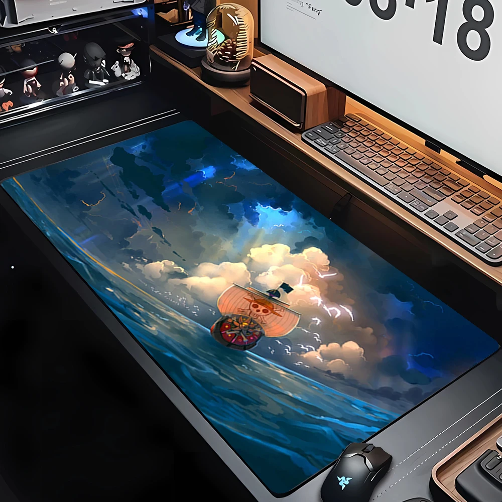 Speed XXL Rubber 900x400 Cartoon Big Motbook Computer PC Mousepad O One Piece Gaming Mouse Pad 8 - One Piece AU Store
