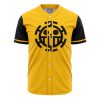 Trafalgar Law One Piece AOP Baseball Jersey FRONT Mockup - One Piece AU Store