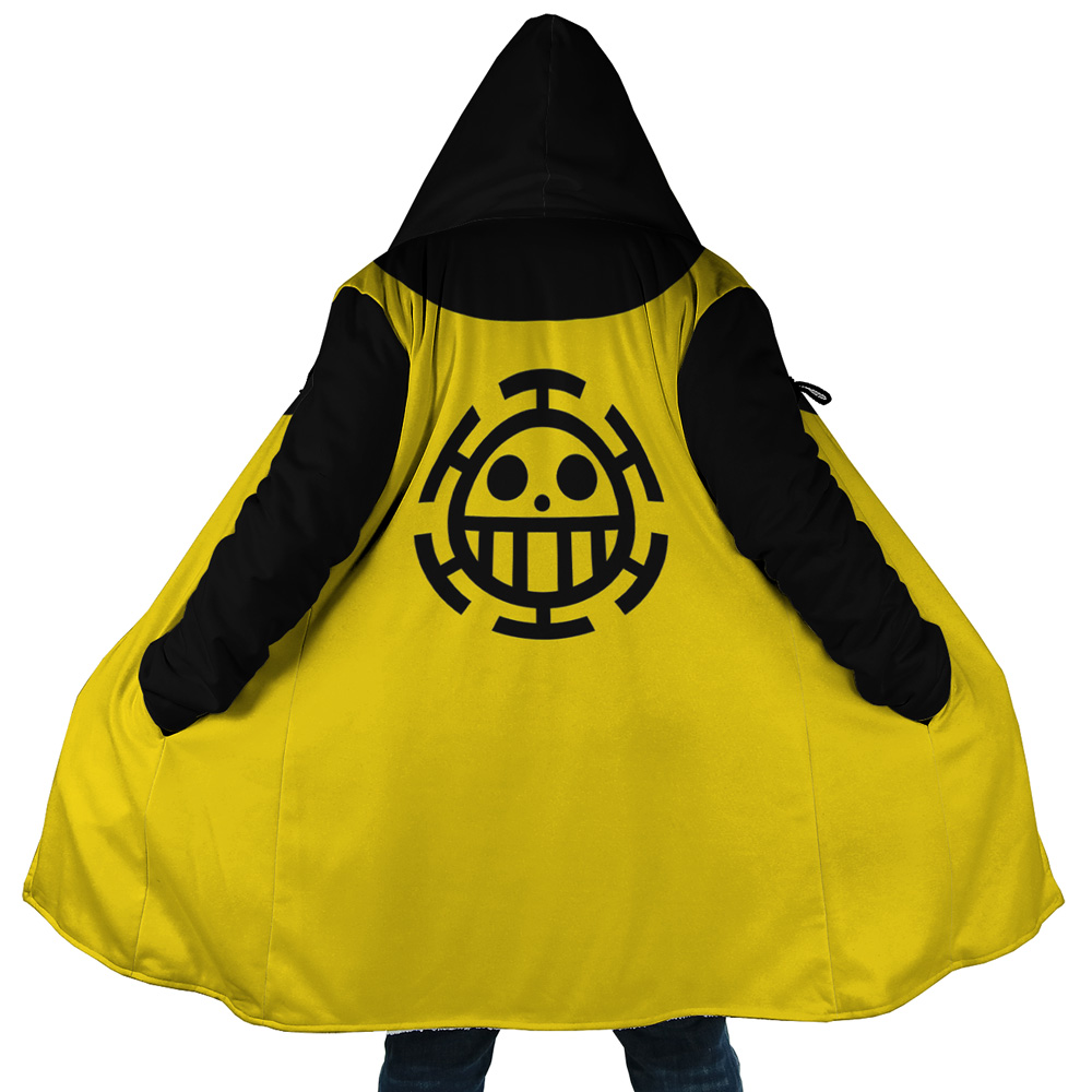 Trafalgar Law One Piece Hooded Cloak Coat MAIN Mockup - One Piece AU Shop