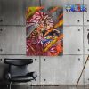 luffy combat one piece wall art with framed 673 - One Piece AU Shop