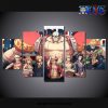 new design 5 pieces one piece charactes canvas wall art 939 - One Piece AU Shop
