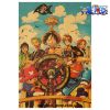 one piece luffy team kraft paper poster 844 - One Piece AU Shop