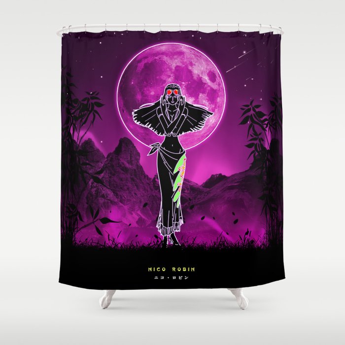 one piece robin6684831 shower curtains - One Piece AU Shop