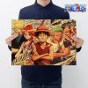 one piece team kraft paper poster 608 - One Piece AU Shop