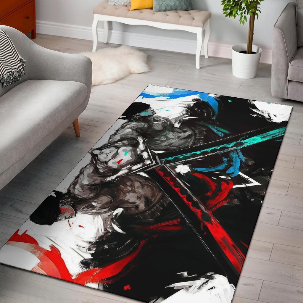 one piece zoro area rug 0 - One Piece AU Shop