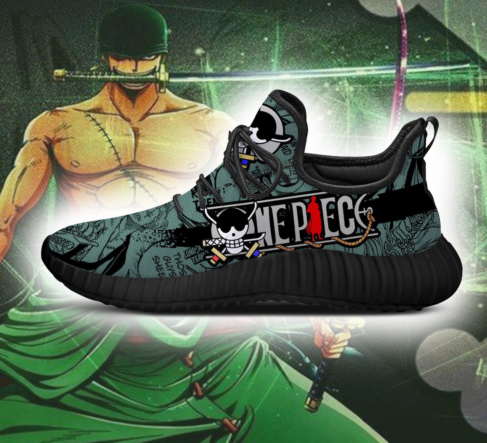 roronoa zoro reze shoes one piece anime shoes fan gift idea tt04 gearanime 3 - One Piece AU Shop