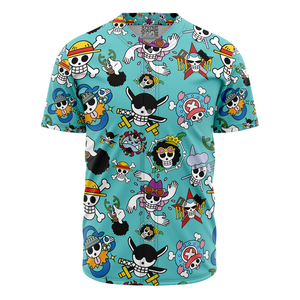 strawhats Baseball Jersey front - One Piece AU Store