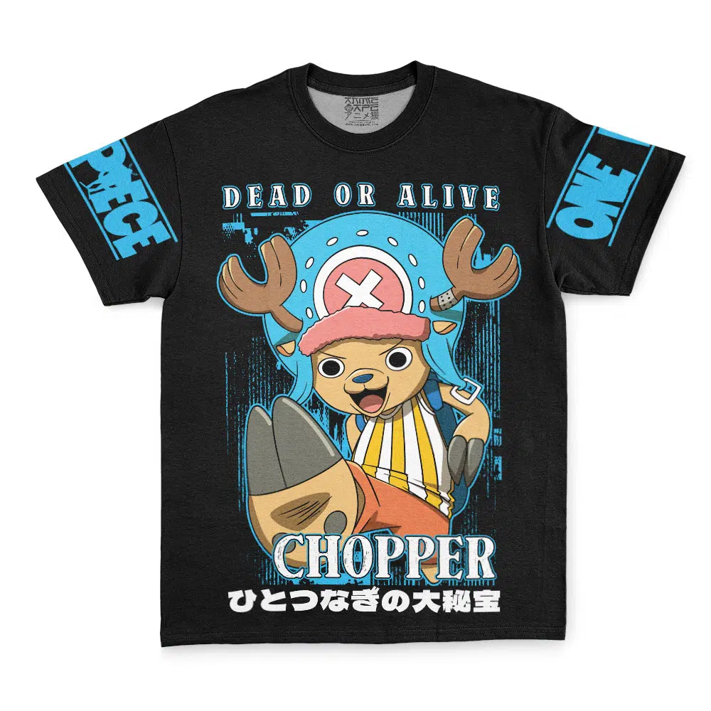 Chopper Dead Or Alive One Piece Streetwear T Shirt FRONT - One Piece AU Store