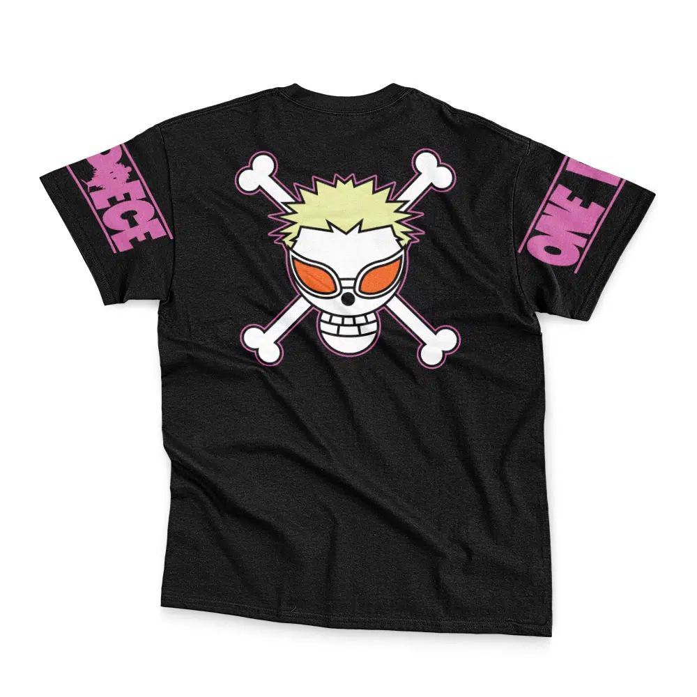 Doflamingo Dead Or Alive One Piece Streetwear T Shirt BACK WRINKLY - One Piece AU Shop