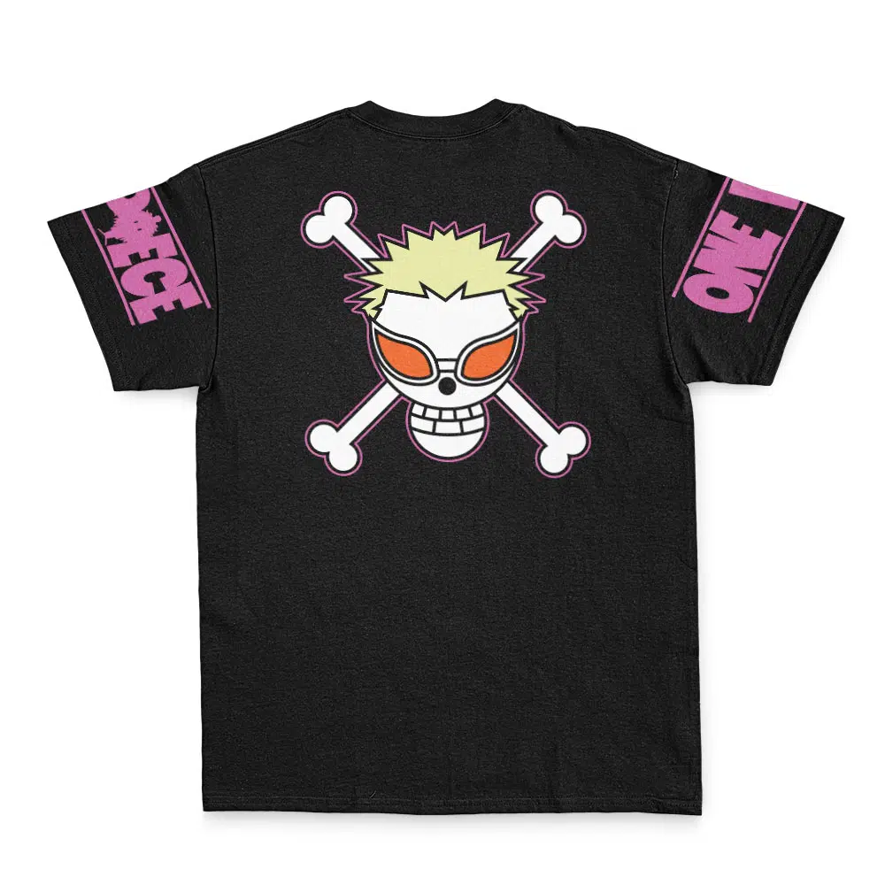 Doflamingo Dead Or Alive One Piece Streetwear T Shirt BACK - One Piece AU Shop
