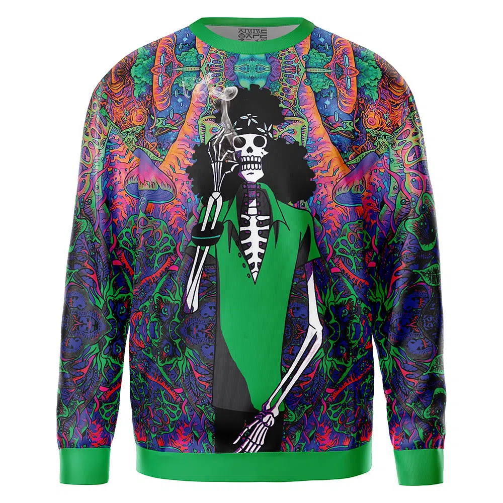 Hippie Trip Brook One Piece Sweatshirt FRONT mockup - One Piece AU Store