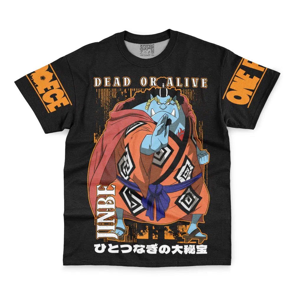 Jinbe Dead Or Alive One Piece Streetwear T Shirt FRONT WRINKLY - One Piece AU Store