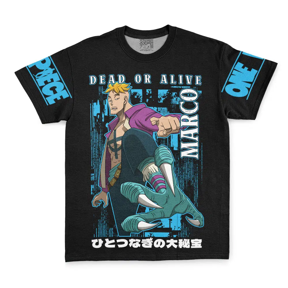Marco Dead Or Alive One Piece Streetwear T Shirt FRONT - One Piece AU Store
