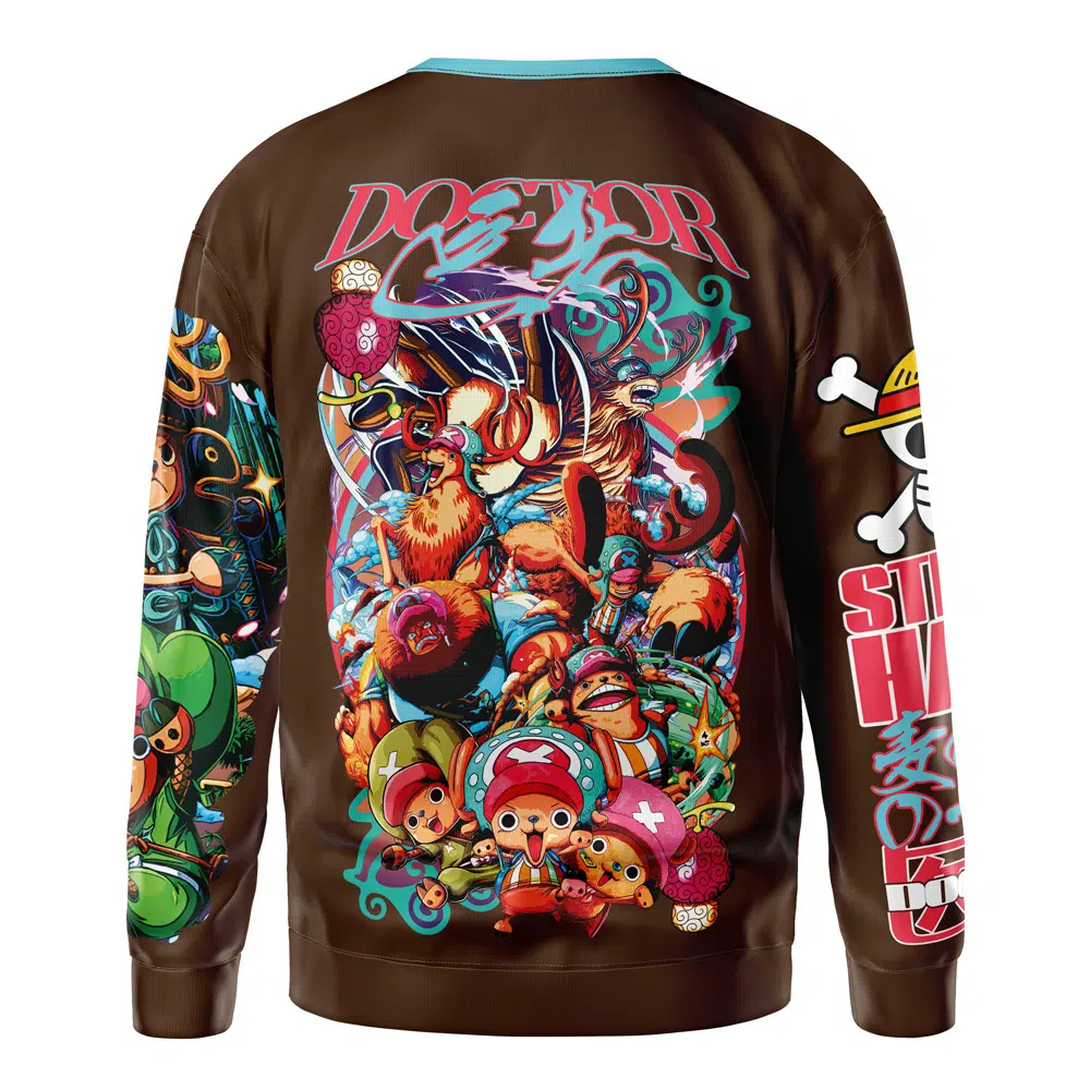 chopper Sweatshirt back - One Piece AU Store