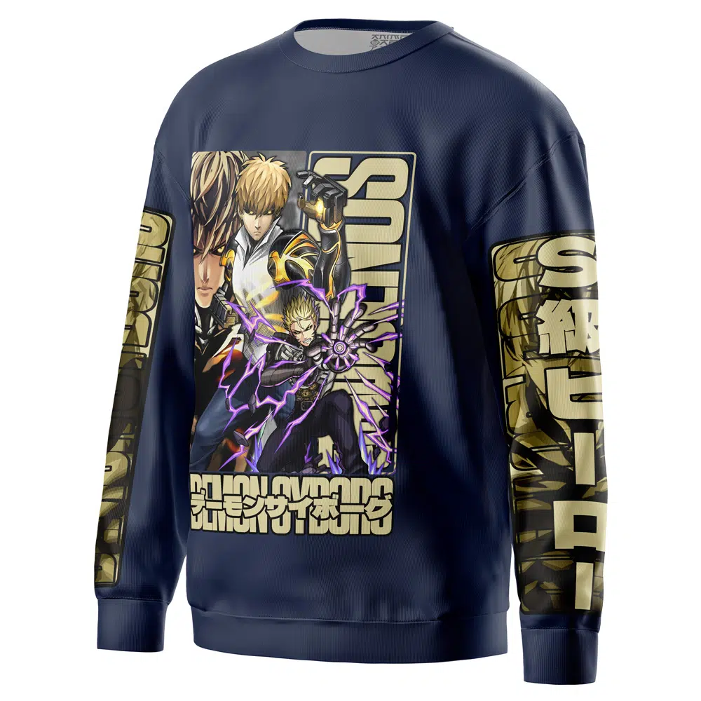 genos Sweatshirt side - One Piece AU Shop