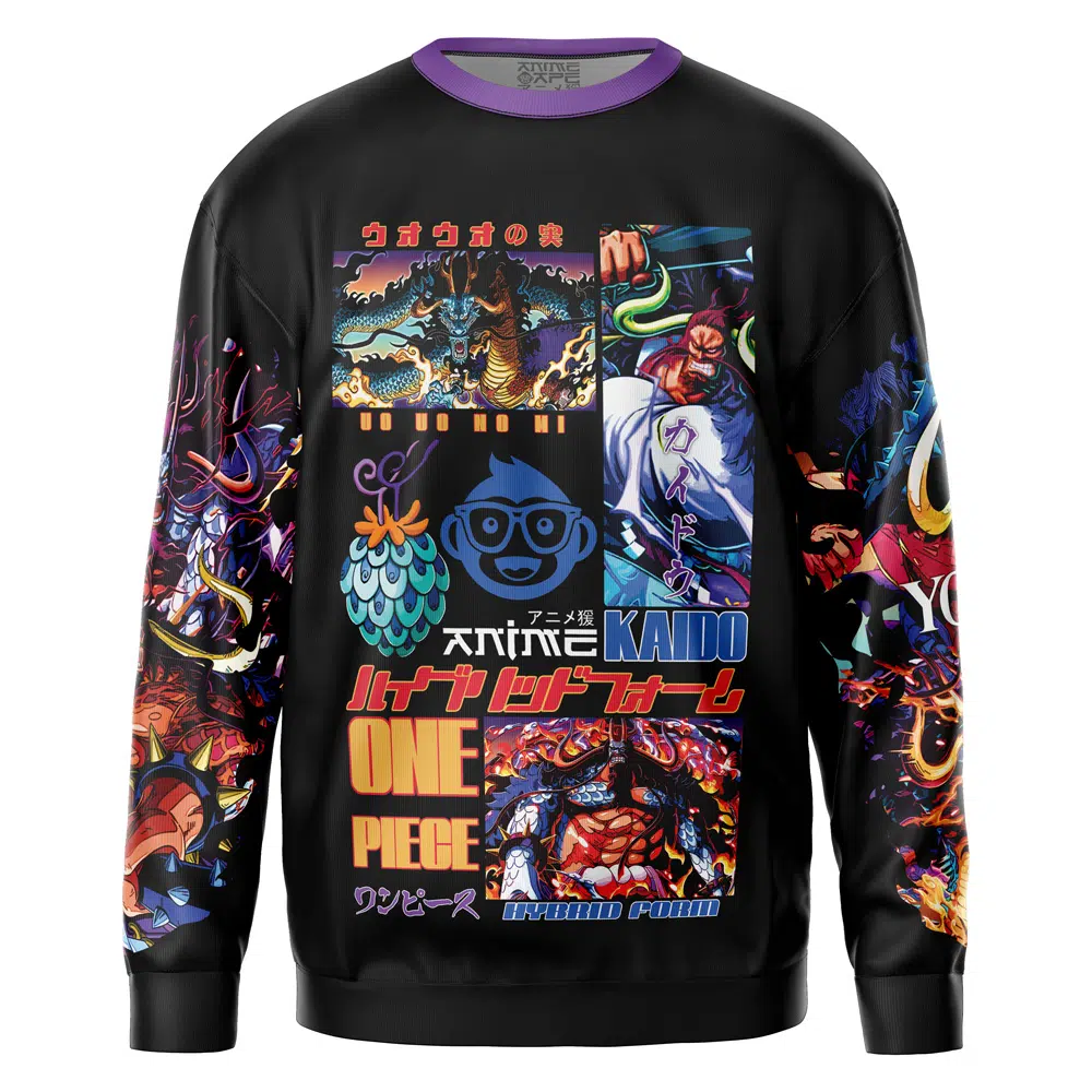 kaido Sweatshirt Front - One Piece AU Store