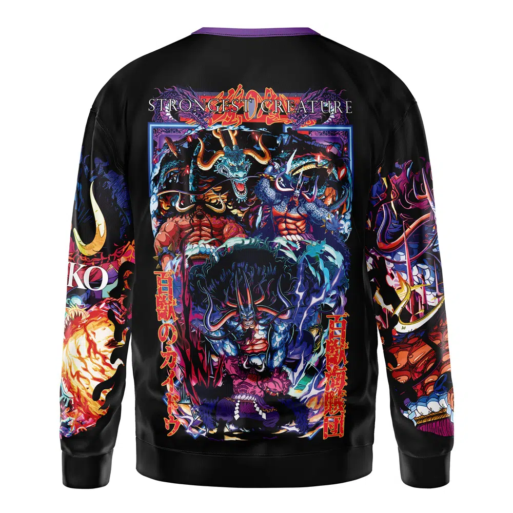 kaido Sweatshirt back - One Piece AU Store
