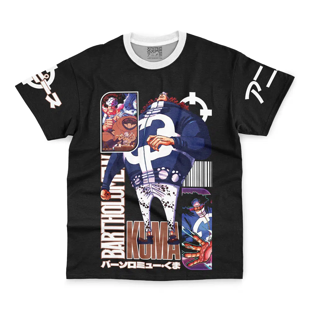 kuma Streetwear T Shirt Front wrinkly - One Piece AU Store