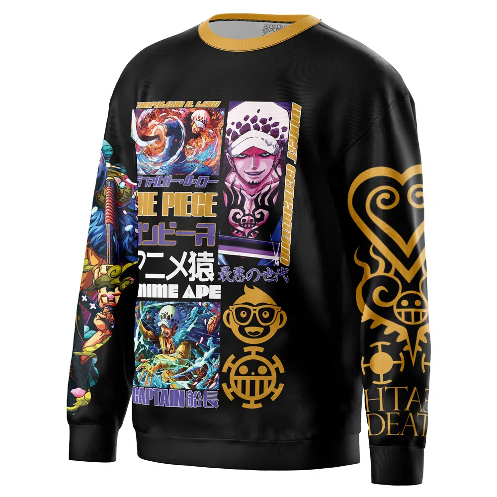 law Sweatshirt side - One Piece AU Store