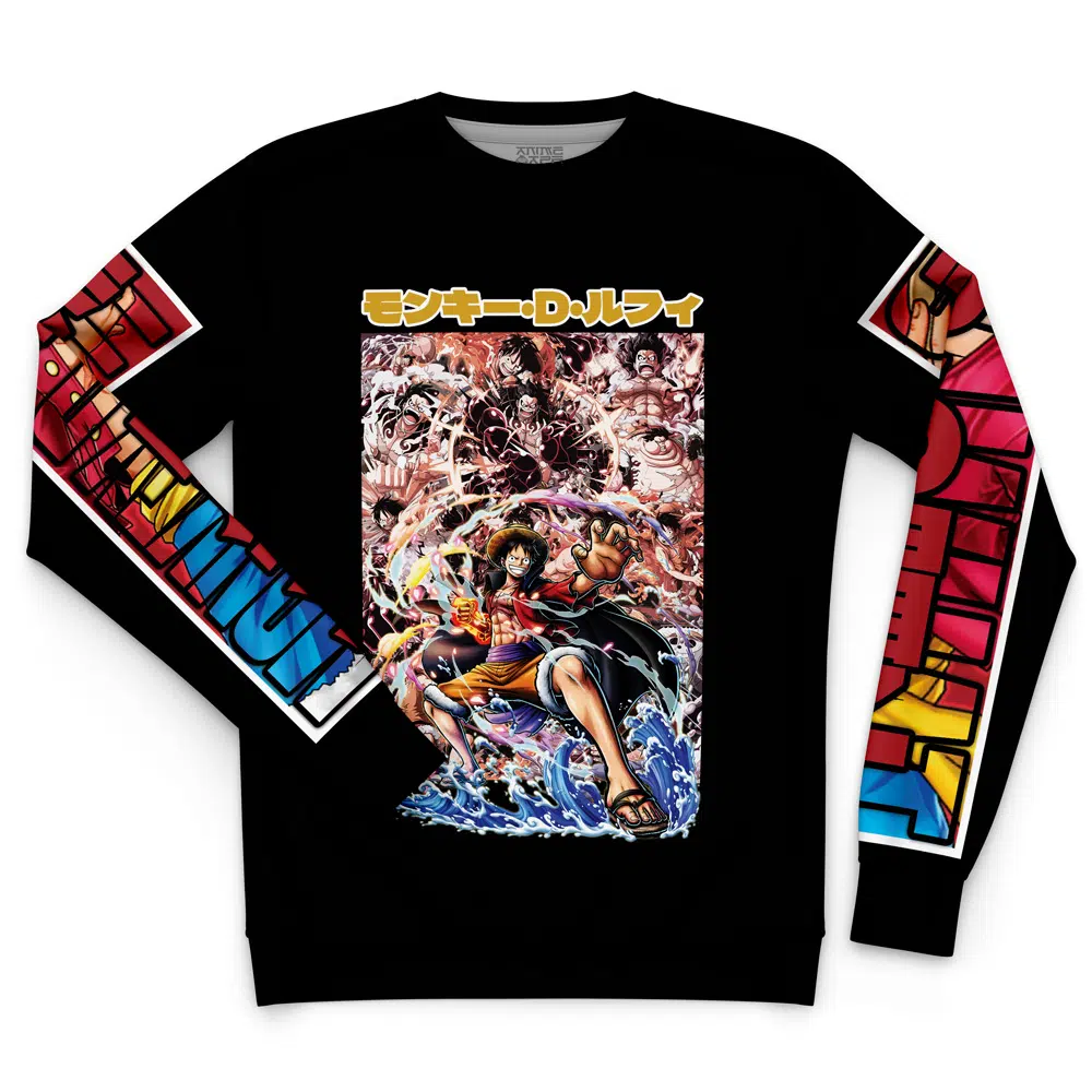 luffy flat Sweatshirt 1 - One Piece AU Store